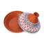 Kamsah Moroccan Ceramic Round Tagine-49531686-49531687
