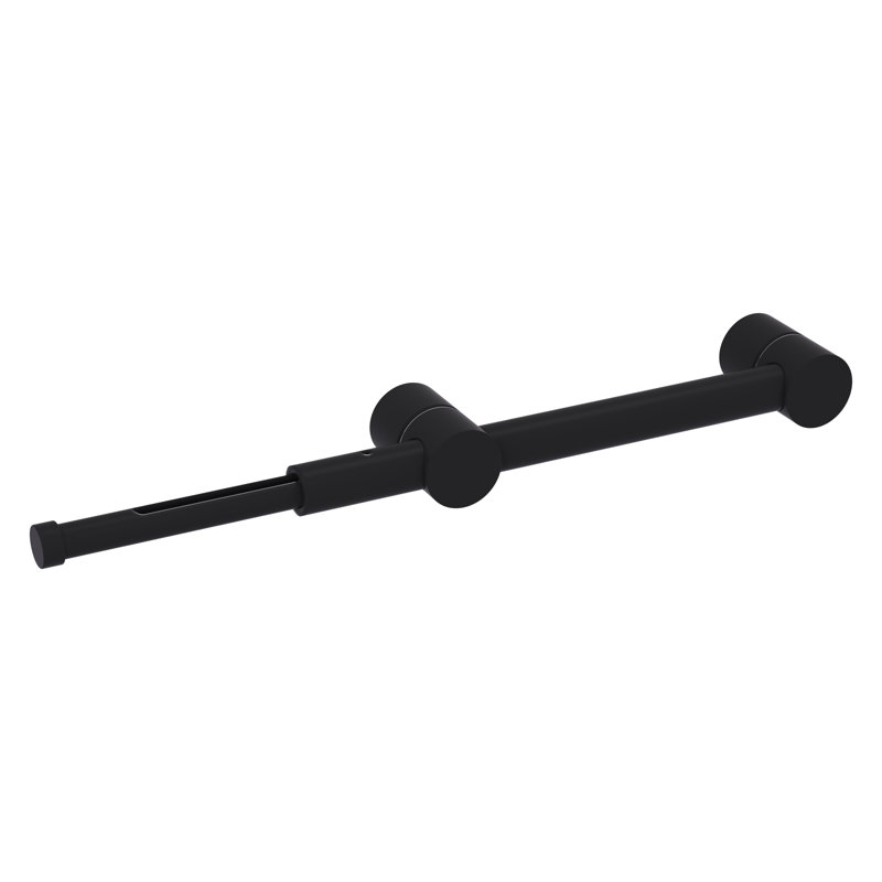 Tringle à vêtements rétractable peu encombrante, Noir mat