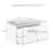 Crestshire Hall Tree 77'' Wide with Bench-61480266