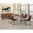 Joason Live Edge Solid Wood Dining Table, Light Walnut