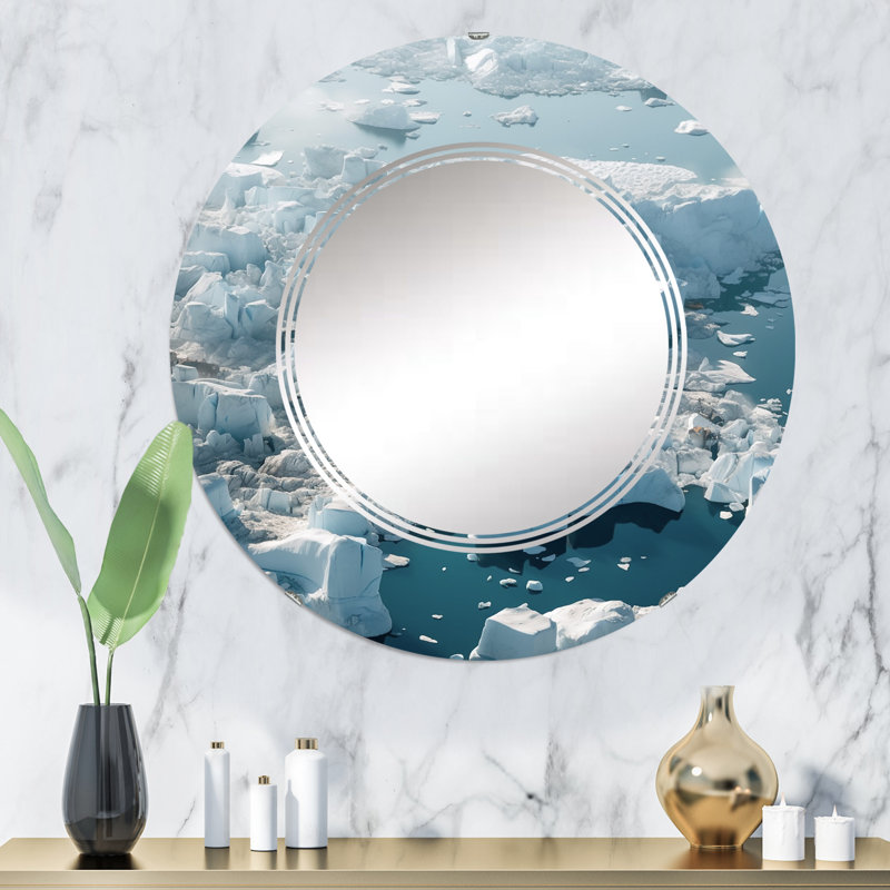 Miroir d'Uklarville, 32 po x 32 po
