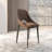 Newsom Modern Curved Open-Back Upholstered Dining Chair with Sturdy Iron Metal Legs, Heavy-Duty 440 lb. Weight Capacity - Perfect for Dining Room, Kitchen, or Vanity-30999661-30984024