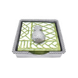 Palmy Nights Pineapple Beaded Napkin Holder