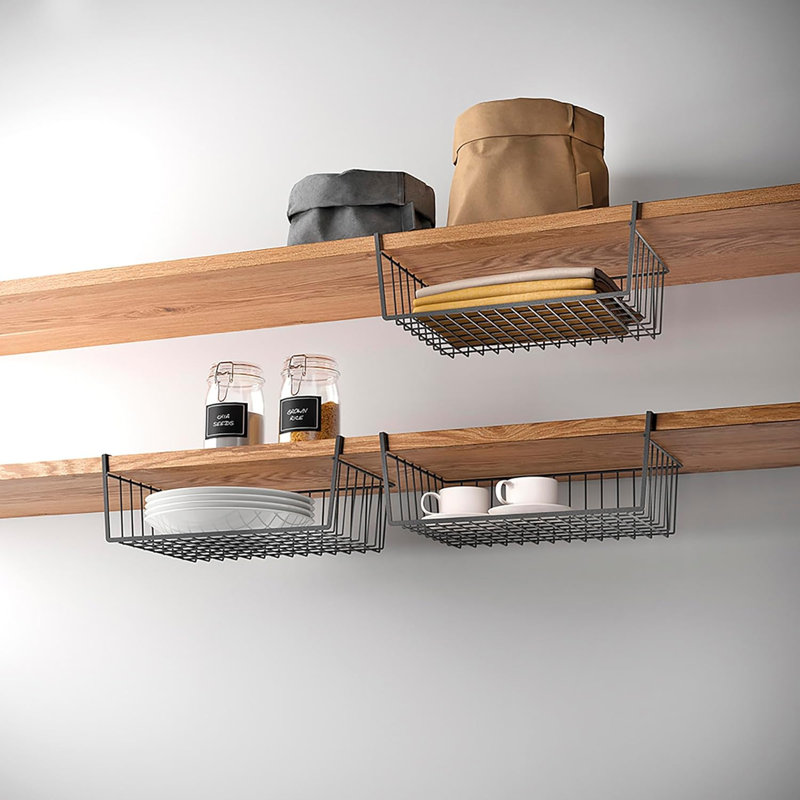 Cabinet Shelving Rack, 14cm H x 40cm W x 26cm D