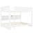 White Queen Over Bunk Bed - Stable With Storage & Socket Ports And Storage, Size-551912272