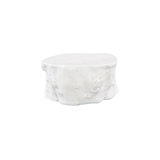 Log Cocktail Table, Gel Coat White