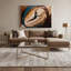Art sportif sur toile brune-1209443642