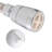 Shower Head Adjustable Shower Spray Fixed Showerhead Chrome Plated 4.4" Face