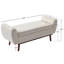 Upholstered Storage Bench with Solid Wood Leg-788231144