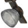 10W Integrated LED Metal Track Fixture With Mesh Head, Silver And Black