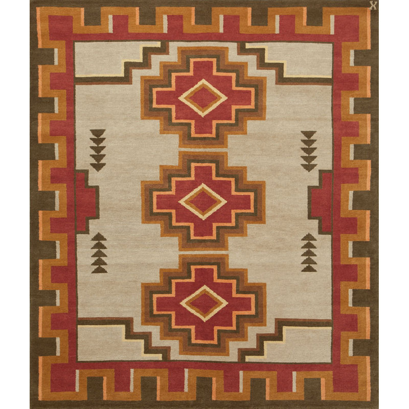 Mesa Wool Southwestern Area Rug, Rectangle 9' x 12'