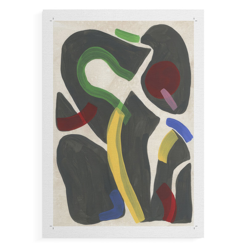 Canasta I - Impression sur toile seulement - NON CADRE, H 18 po x l 12 po