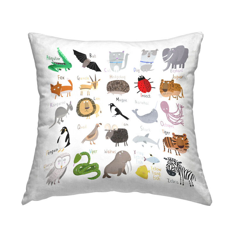 Polyester Throw Square Pillow Cover & Insert