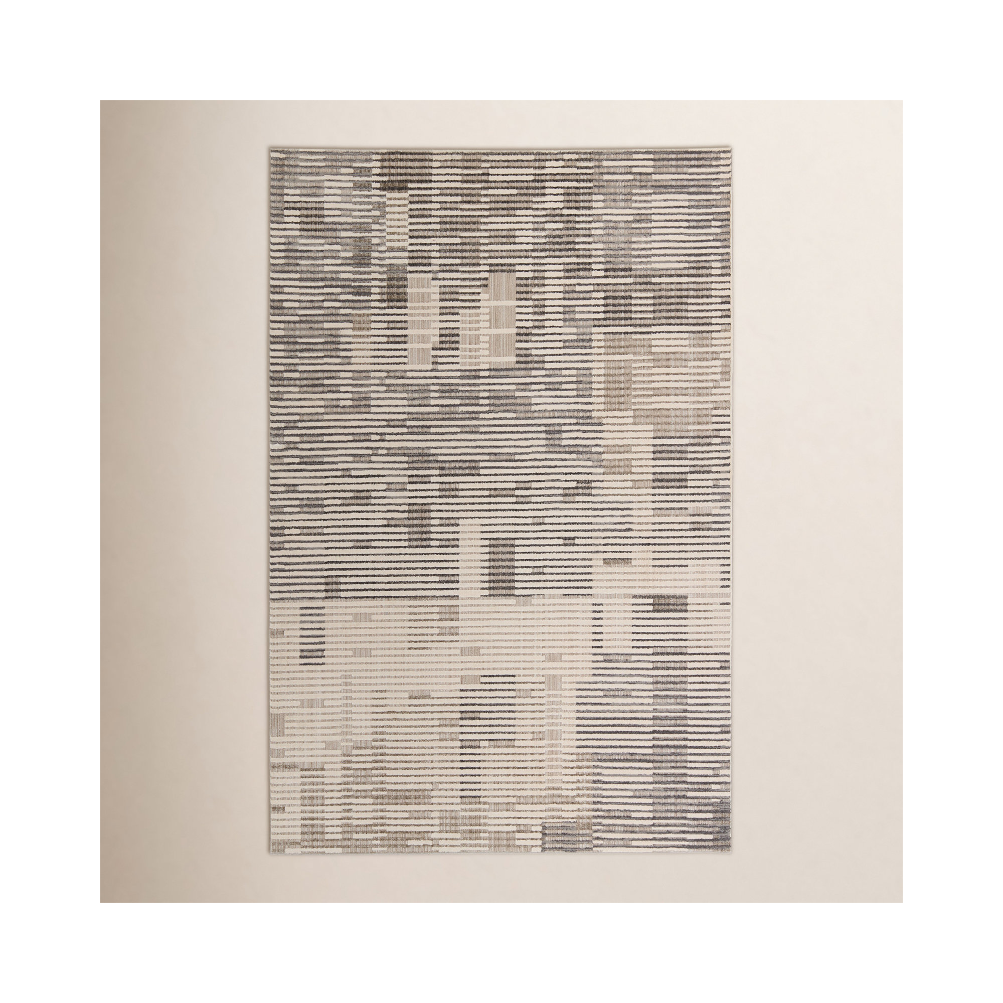 Erwin Gray/Cream/Taupe Rug, Rectangle 8' x 10'