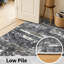 Tapis moderne lavable abstrait avec envers antidérapant-133671248-133671249