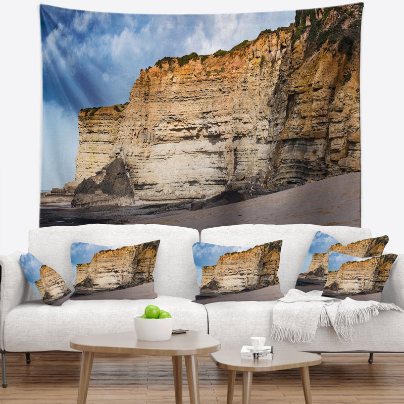 Tapisserie panorama portugaise côte atlantique, H 50 po x l 60 po