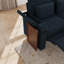 Canapé-lit inclinable convertible de 81 po avec fauteuil inclinable, tableau, ports USB et 3 coussins décoratifs-354849840