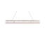 Luminaire suspendu carré / rectangulaire à DEL avec détails en cristal pour îlot de cuisine-65683042