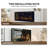 Innisfil Symple Stuff Black Electric Fireplace-60022078