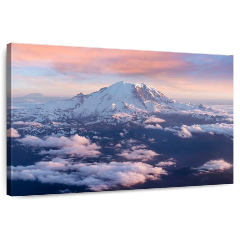 Alvord Mount Rainier, lever du jour, H 26 po x l 39 po