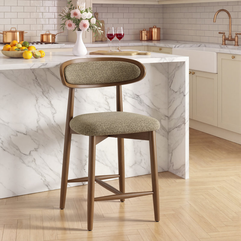 Tabouret de comptoir moderne 24,8 po H, Vert