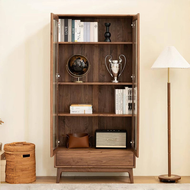 Modern Simple Classic Solid Wood Display Cabinet