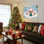 Arbre de père Noël, art mural sur toile-121121766