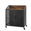 Armoire de bar de 38 po avec rangement pour le vin Munich-1845923863