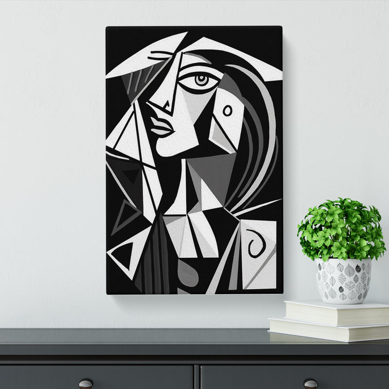 Pablo Picasso Line No.2 - Wrapped Canvas, 76cm H x 50cm W x 3cm D
