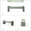 Banc d'appoint rembourré Arlesia-1275917741