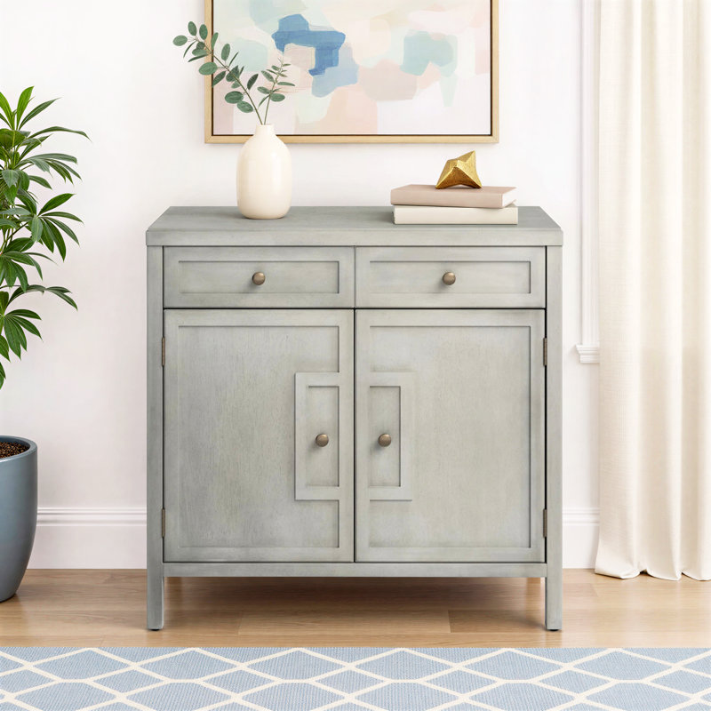 Leighty 2-Door Accent Cabinet, Gray