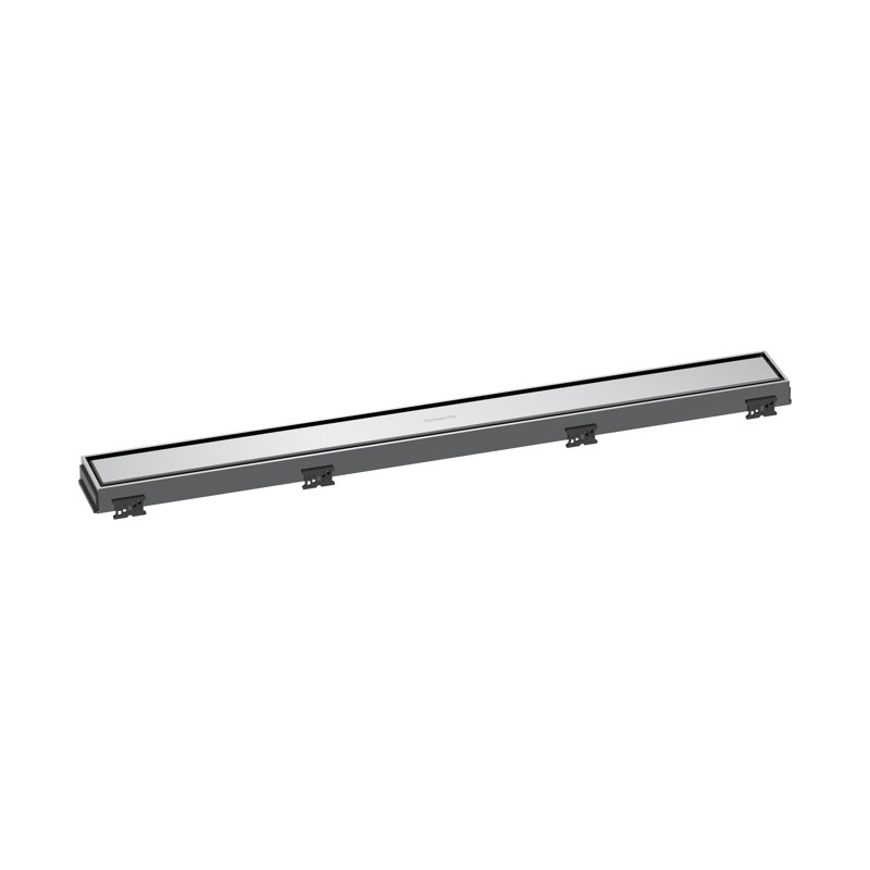 Hansgrohe RainDrain Match Trim 27 5/8" with Height Adjustable Frame, Chrome