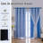 2 Panels  Romantic Stars Hollow Out Bedroom Curtains Set, Stars Window Curtains Double Layer Blackouts Curtains, Gift For Valentine's Day-235913985-235913997
