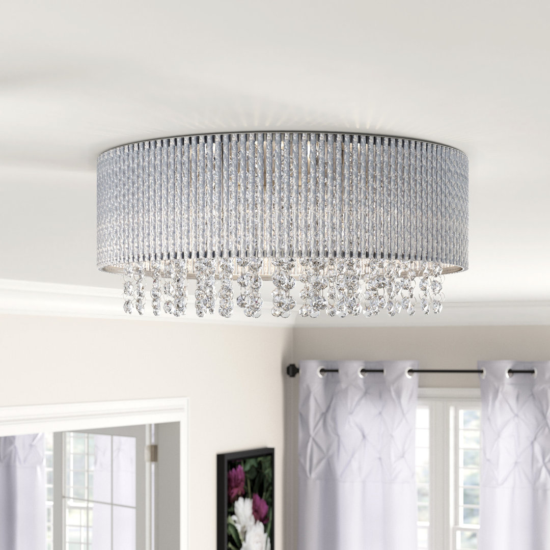 Natalia Flush Mount Willa Arlo™ Interiors