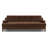 Vernon 99" Velvet Sofa in Bronzer Brown-702735284