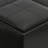 Avalon 35"W Upholstered Vegan Leather Modern Square Coffee Table Storage Ottoman with 4 Flip-Over Trays-1303952604-1243506054