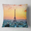 Eiffel au lever du soleil à Paris - Coussin imprimé paysage urbain-31040684-31040680
