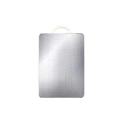 Cutting Board - Stainless Steel Cutting Board For Kitchen 304 Chopping Board Food-Grade For Meat Fruit Vegetables Dishwasher Safe Be Hung