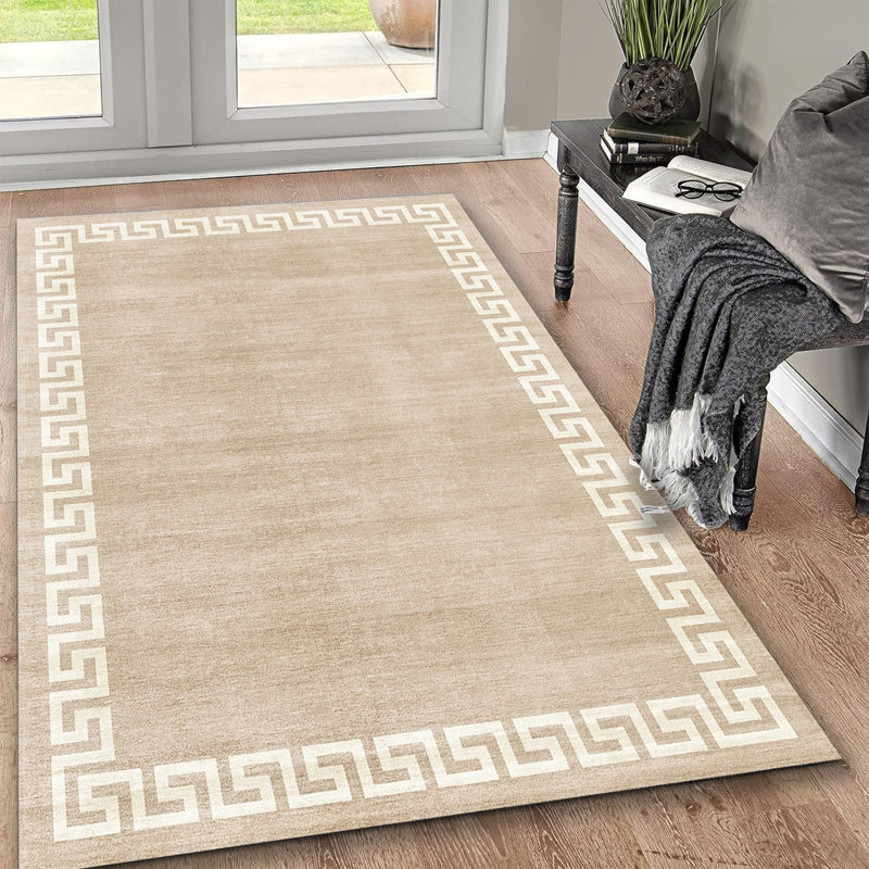Concise Textured Area Rug