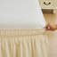 Jupe de lit en coton à volants, retombée de 43 cm (17 pouces), avec élastique ajustable-135243473-135243475