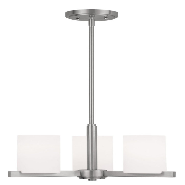 3 - Light Cylinder Chandelier