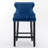 Aden 26.7" Seat Height Velvet Upholstered Counter Stools with Button Tufted-1949439428