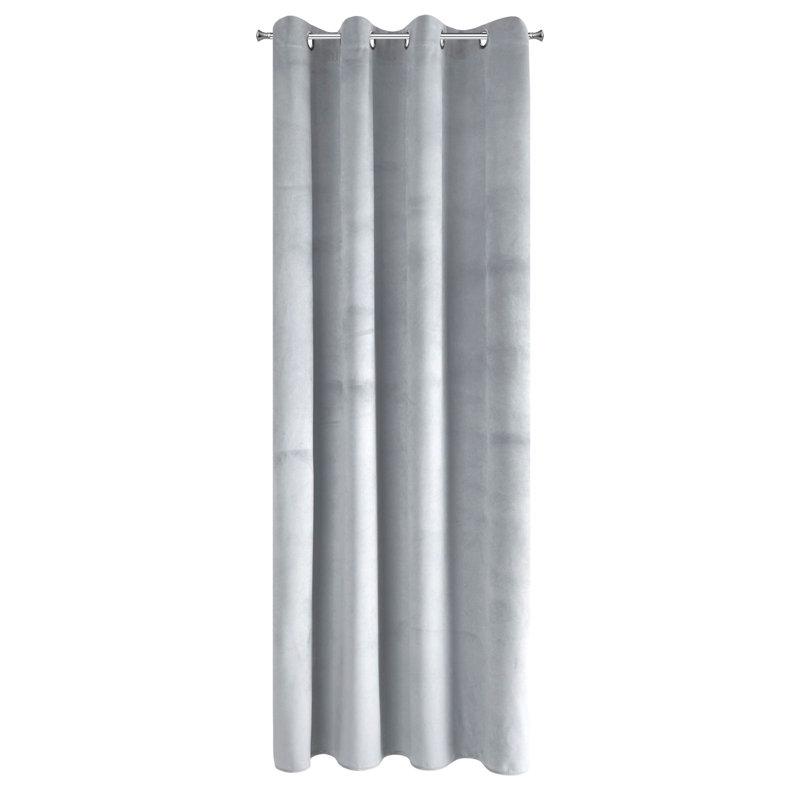 Tavarozzi Blackout Curtains Single Panel, Light Grey