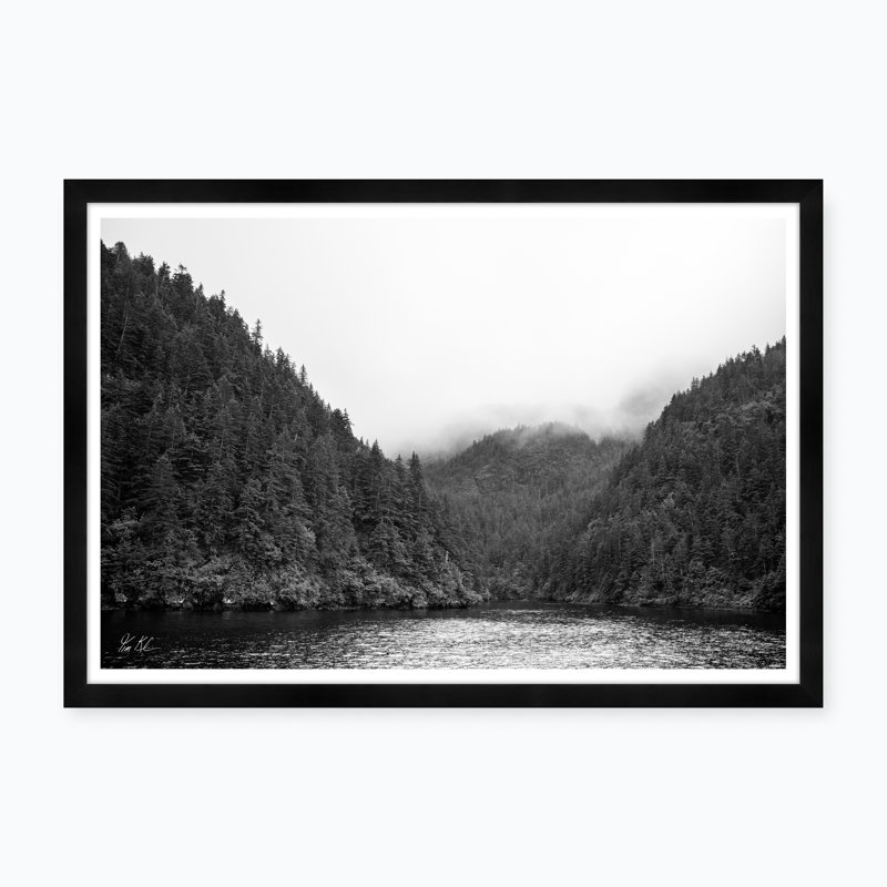 Western Shore Ii In Black & White Print