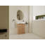 Meuble-lavabo autoportant de 23 pouces avec lavabo en céramique et portes à fermeture douce, parfait pour les solutions de rangement modernes et efficaces-126233481
