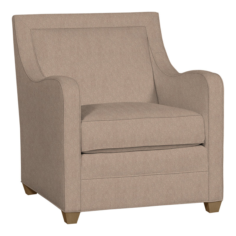 Haden Upholstered Armchair, Hampton, Navada Mushroom