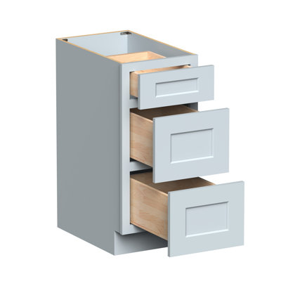 CASAINC Ready-to-Assemble W15"x D24"x H34.5" Kitchen Drawer Base Cabinet