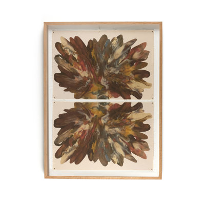 Rorschach Earth Painting by Orfeo Quagliata