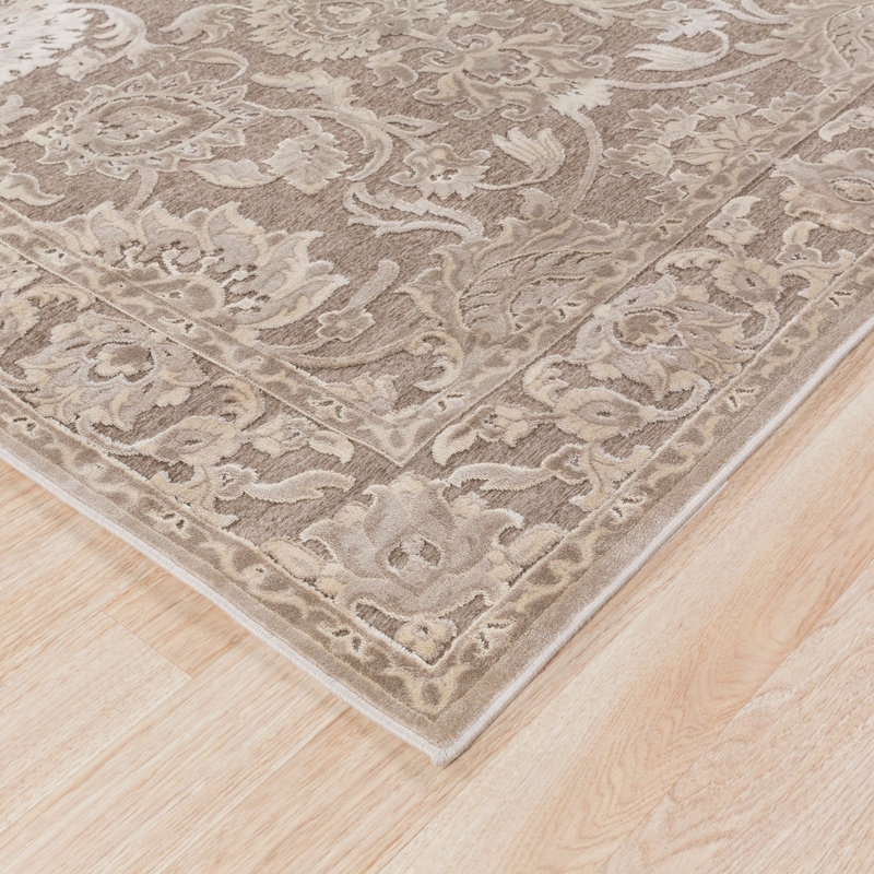 Floral Indoor Rug, Rectangle 5'2" x 7'6"