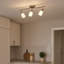 Arjon 3-Light 60cm Silver Ceiling Spotlight Bar